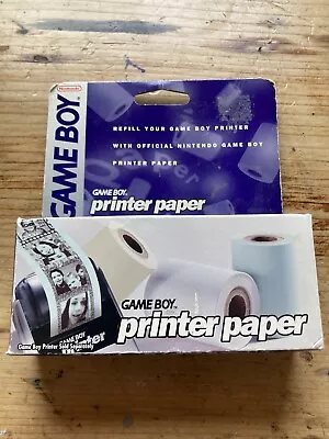 NINTENDO Original GAME BOY PRINTER PAPER NEW Game Boy Camera • £15