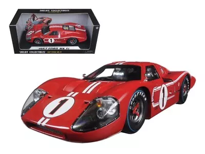 *DAMAGED* 1967 Ford GT-40 MK IV #1 Lemans Red 1:18 Diecast Model Car - 423RD • $39.95