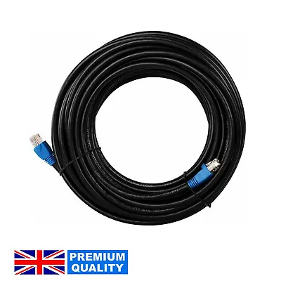 £1.45 • Buy External Cat6 Cable Outdoor Patch Lead For Rj45 Uk Gigabit Network Internet Lot