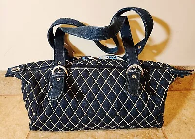 Vera Bradley | Denim Quilted Stitch Purse Top Handle Shoulder Bag | CUTE! 💫💖 • $28.95