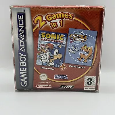 Sonic Advance/Chuchu Rocket - Nintendo Gameboy GBA Boxed Complete PAL • £31.99