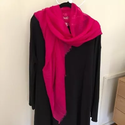 $150 • Buy NWT  Bajra Pink Cashmere/Silk Scarf  Nepal ORIG. $325.