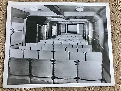 RMS Mauretania Cunard Publicity Photo / 1st-Class Cinema / Cunard White Star • $19.99