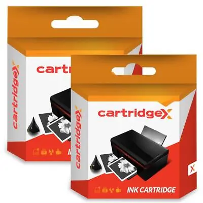 2 X Black Ink Cartridge Compatible With Lexmark Impact S305 Genesis 100XL • £7.27