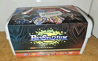 BeyStaDium Beyblade Cho-Z Battle Set Super Z Suits Ages: 8+ Storage Box B • $25