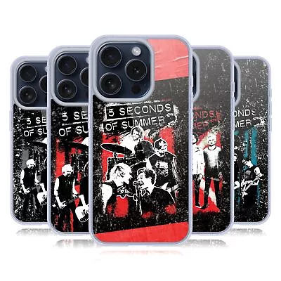 5 SECONDS OF SUMMER MONTAGE GEL CASE COMPATIBLE WITH APPLE IPHONE PHONES/MAGSAFE • $24.95