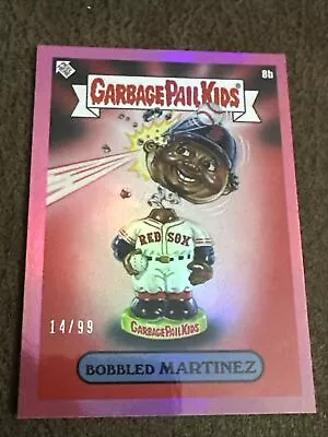 PEDRO Bobbled MARTINEZ 2023 Topps MLB X GPK Series 3 David Gross Pink /99 • $9.99