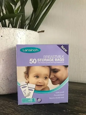 Lansinoh Breastmilk Storage Bags (50 Pieces) • £5.99