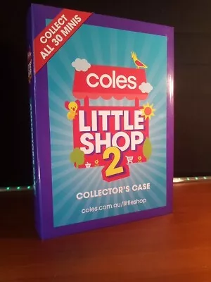 Coles Little Shop 2 Complete Full Set Of 30 Minis With Collectors Case FREE POST • $19.99