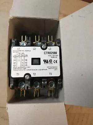 ServiceFirst CTR02580 Contactor 3 Pole 30A 120VAC - Fast Shipping • $23.99