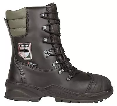 Cofra Power Chainsaw WideFit Class 2 Safety Boots Quality Leather • £93.99