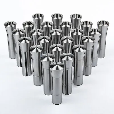 24 Pc R8 Collet Set 1/8  To 7/8  Fractional High Precision For Bridgeport • $77.49