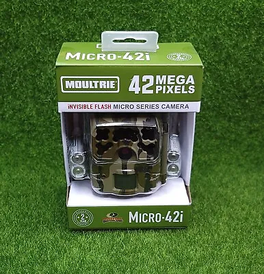 Moultrie Micro 42MP Kit Invisible/Long Range Flash Game Camera Camo - MCG-14060 • $79.95