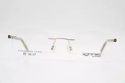 Glasses Lightec MOREL 281636.8oz Silver Braun Rimless Frames Eyeglasses New • $101.03