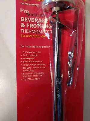 $12.95 • Buy CDN Pro Accurate Thermometer Beverage &  Frothing 0 To 220F IRTL220