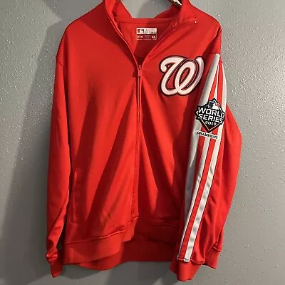 MLB Washington Nationals 2019 World Series Champions Mens Jacket Size 2X • $29.99