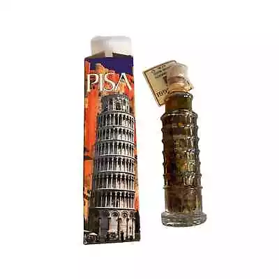 Vintage Malloggi Mixed Flavor Condiment Leaning Tower Of Pisa Bottle Decanter • $18