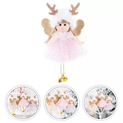  Christmas Antlers Angel Doll Ornament Plush Ornaments Pendant Decorations • $10.79