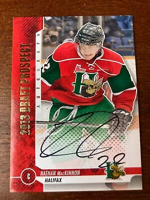 2013-14 In The Game Draft Prospects Autographs Nathan MacKinnon Auto RC • $109.99