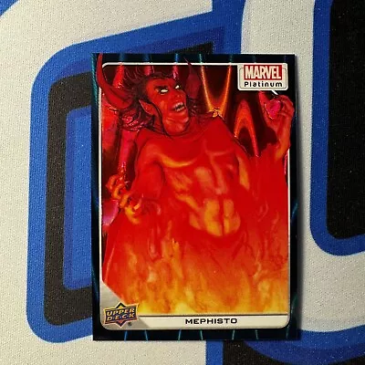 Mephisto 2023 Upper Deck Marvel Platinum Teal Wave Parallel /799 #44 • $8.99