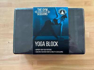 Yoga Block Gym Pad Fitness Flexibility Flow Brick High Density Foam Exercise New • £4.99