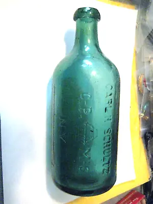 Antique Rare Carl H. Schultz (cpms) Mineral Water Bottle In Very Good Condition • $89.99