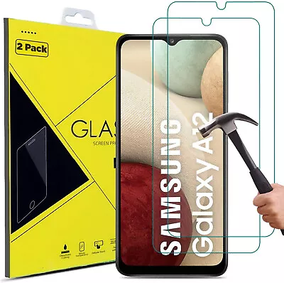 For Samsung Galaxy A02s A12 A32 A42 A52 A41 A51 Tempered Glass Screen Protector • £3.49