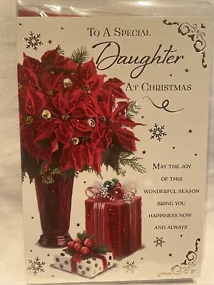 Daughter Christmas Card / Christmas Card For Daughter - 2 Variations • £1.39