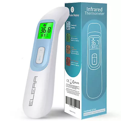 Digital Thermometer For Body Temperature With Ear & Forehead LCD & Infrared • £15.99
