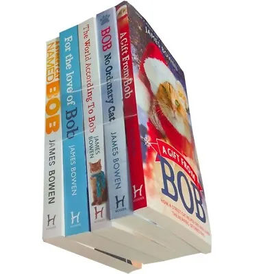 Bob The Cat Series Books 1 - 5 Collection Set By James Bowen Paperback NEW • £20.49