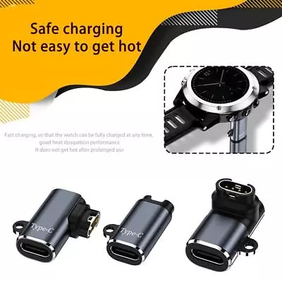 Type C Charger Cable Adapters Smart Watch Access For Garmin 7/7S/7X/6 Fenix L9D0 • $6.24