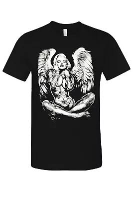 Marilyn Monroe Inspired Men's Casual Tee Street Urban Graphic T-Shirt New Black • $16.90