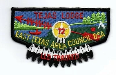 Boy Scout OA 72 Tejas Lodge LLD Trained Flap • $10