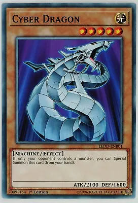 YuGiOh Cyber Dragon LEDD-ENB01 Common 1st Edition • £0.99