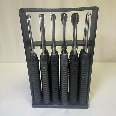 Codman Karlin XL Magnum Cup Curette And Cobb Elevator Set Of 11 • $550