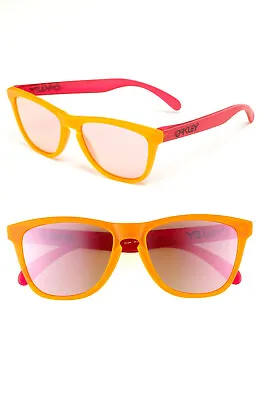 Oakley FROGSKINS Limited Edition Blacklight Orange/Pink W/Pink Iridium 24-284 • $249.20