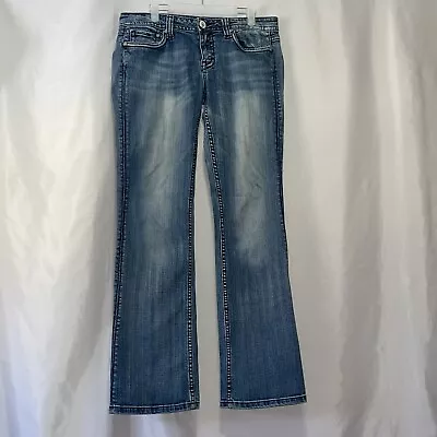 Vigoss Jeans Flap Pocket Womens Size 11 Distressed E950 • $18.25