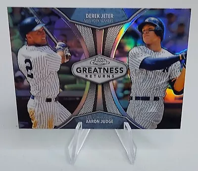 2019 Aaron Judge Topps Chrome Refractor Greatness GRE-6 Yankees MVP! • $16.50