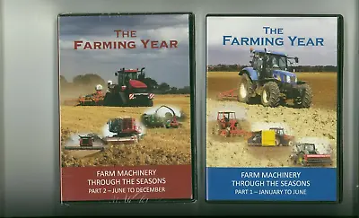 2x Farming Year Machinery Dvd Agriculture Mechanisation Modern Classic Tractors • £9.95