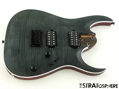 Ibanez RGA42FM LOADED BODY Flamed Maple Top Bound Trans Gray Flat • $259.99