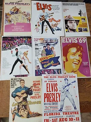 Elvis Presley Memorabillia Lot- 8 Replicas From Graceland Archives Posters N3 • $18.90