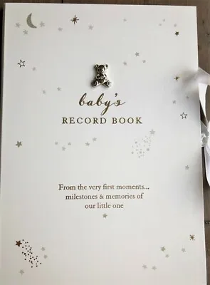 My Baby Record Keepsake Memory Book Journal Newborn Mementos Christening Gift • £15.89