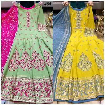 £34.79 • Buy Ssuit New Gown Salwar Kameez Pakistani Indian Wedding Party Wear Dress Bollywood