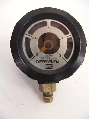$8.40 • Buy SMC GD40 Differential Pressure Vacuum Gauge 0 - 2  (H290)