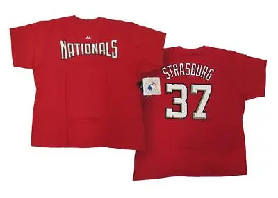 Washington Nationals #37 Stephen Strasburg Mens Big & Tall Sizes Majestic Shirt • $6.71