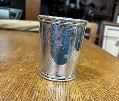 Vintage Sterling Silver Mint Julep Cup _ RMN Mark J Scearce Shelbyville Kentucky • $500