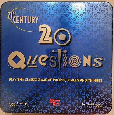 20 QUESTIONS - 21st Century Edition  -  Collectors Tin • £19