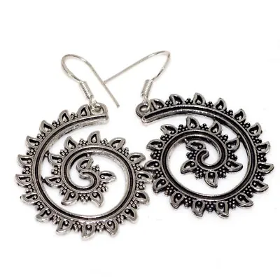 $3.99 • Buy Vintage Style 925 Silver Plated Gemstone Earrings 2.1  Best Gift For Women GW