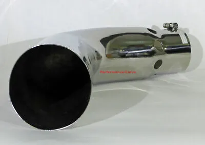 Stainless Steel Diesel Exhaust Tip Fits Duramax - Vented - Turn Out - 4  To 5  • $119.95