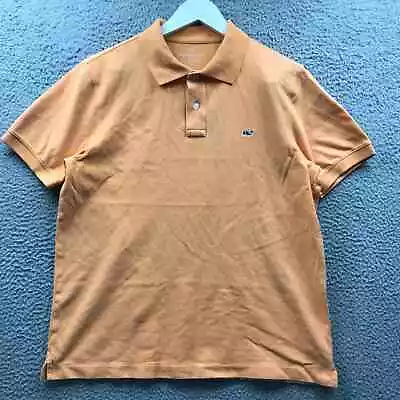 Vineyard Vines Polo Shirt Men's Small S Short Sleeve Embroidered Logo Orange  • $12.99